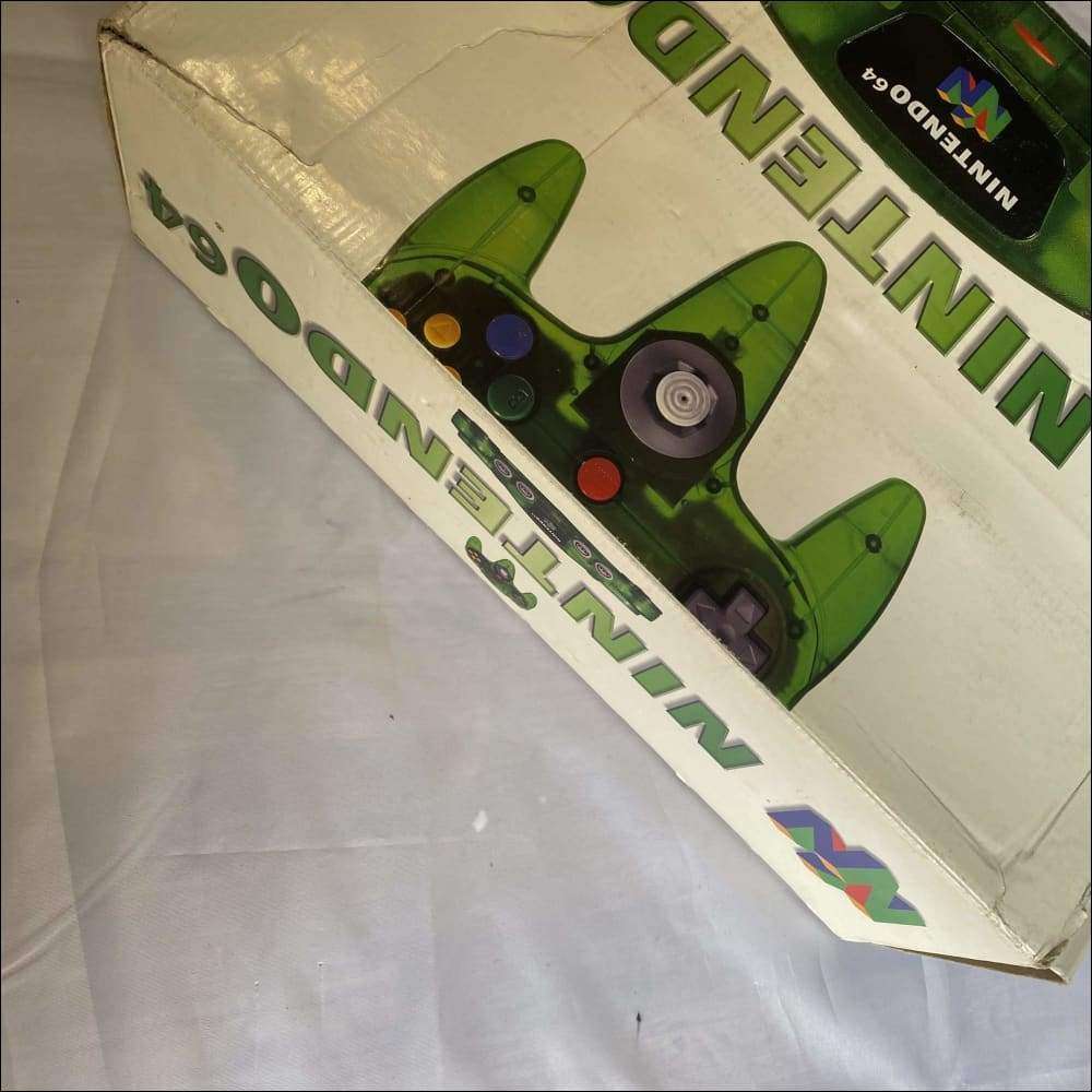 Buy Nintendo 64 N64 jungle green funtastic console boxed -@ 8BitBeyond Buy Nintendo 64 N64 jungle green funtastic console boxed -@ 8BitBeyond